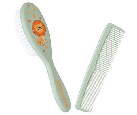 Щетка для волос Baby-nova 33114-2 из синтетической щетины для мальчика
