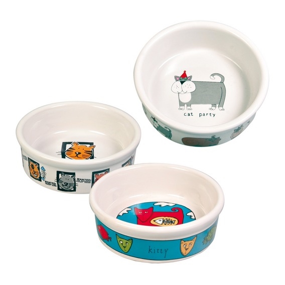 Миска для котов Trixie 4008 керамическая 11,5 см, 200 мл