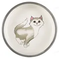 Миска для котів коротконосих порід Trixie 24784 сіра керамічна 0,3 л/15 см