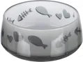 Миска для кішок Trixie 24420 Lovely Cat пластик на гумі, 0,3 л/12 см