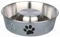 Миска для повільної їжі для собак Trixie 25249 Slow Feed з нержавіючої сталі 21 см/1,4 л