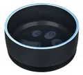 Миска для собак Trixie 24777 Jimmy керамічна на гумовій основі чорна з лапою 0,4 л/12 см