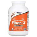 Файбер-3 NOW Fiber-3 органічний продукт порошок, 454 г