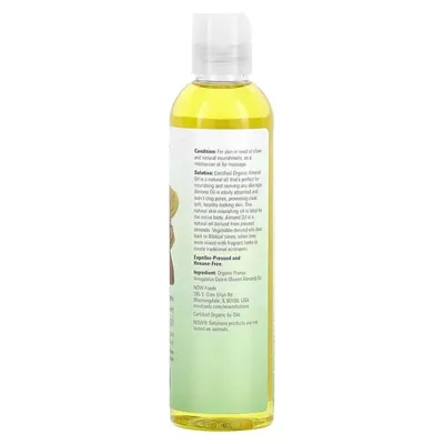 Олія солодкого мигдалю Now Solutions Almond Oil, 237 мл