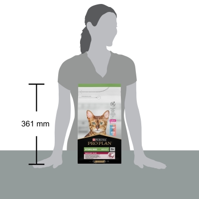 Корм сухой для стерилизованных кошек и котов Purina Pro Plan Sterilised 1+ с треской и форелью, 1,5 кг