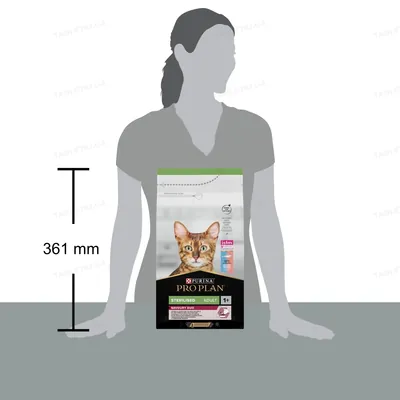 Корм сухий для стерилізованих кішок і котів Purina Pro Plan Sterilised Adult 1+ з тріскою та фореллю, 1,5 кг