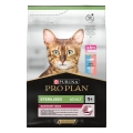 Корм сухой для стерилизованных кошек и котов Purina Pro Plan Sterilised 1+ с треской и форелью, 3 кг