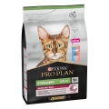 Корм сухой для стерилизованных кошек и котов Purina Pro Plan Sterilised 1+ с треской и форелью, 3 кг
