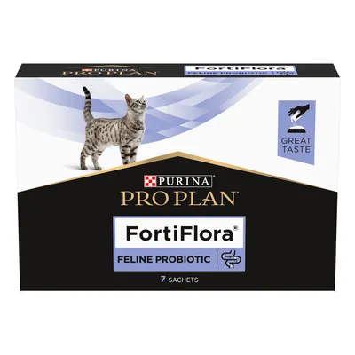 Корм додатковий Purina Pro Plan FortiFlora Feline Probiotic пробіотик для дорослих котів та кошенят порошок по 1 г, 7 пакетів