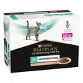 Корм вологий Purina Pro Plan Veterinary Diets EN Gastrointestinal для котів при лікуванні кишкових розладів, шматочки в підливі з лососем, 10 х 85 г