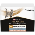 Корм влажный для взрослых кошек Purina Pro Plan Veterinary Diets NF Renal Function Advanced Care при болезнях почек, с лососем, 10 штук по 85 г