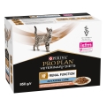 Корм влажный для взрослых кошек Purina Pro Plan Veterinary Diets NF Renal Function Advanced Care при болезнях почек, с лососем, 10 штук по 85 г