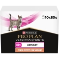 Корм вологий Purina Pro Plan Veterinary Diets UR Urinary для кішок при захворюванні сечостатевої системи, з лососем, 10 штук по 85 г