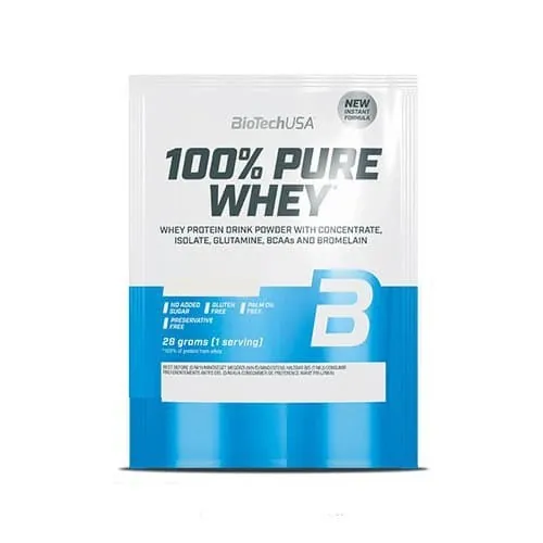 Протеїн сироватковий змішаний Biotech 100% Pure Whey насичений шоколад, 28 г