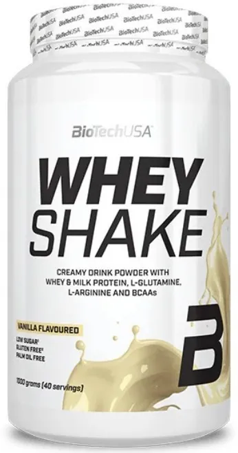 Протеїн сироватковий концентрат Biotech Whey Shake ваніль, 1 кг