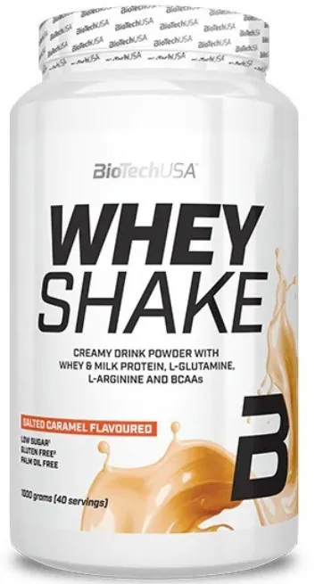 Протеїн сироватковий концентрат Biotech Whey Shake солона карамель, 1 кг