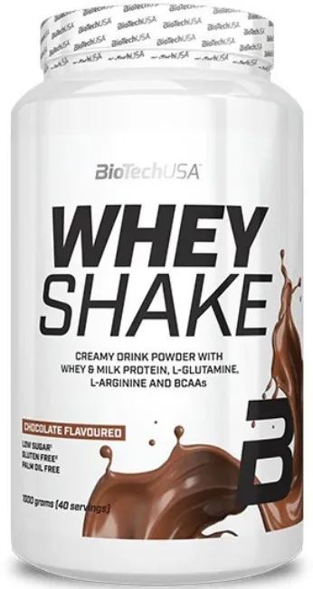 Протеїн сироватковий концентрат Biotech Whey Shake шоколад, 1 кг