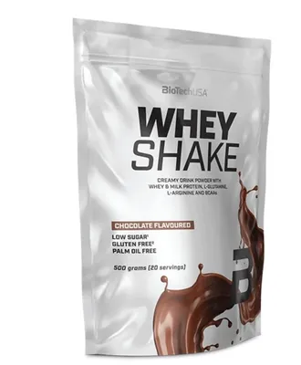 Протеїн сироватковий концентрат Biotech Whey Shake шоколад, 500 г