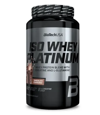 Протеїн сироватковий змішаний Biotech Iso Whey Platinum шоколад, 908 г