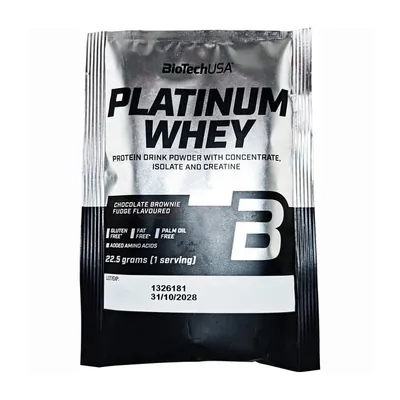 Протеїн сироватковий змішаний Biotech Platinum Whey шоколад-брауні, 22,5 г
