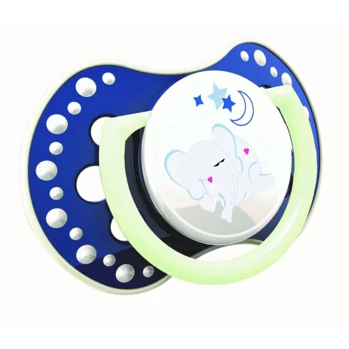 Пустушка силіконова Lovi Night & Day динамічна, 22/810boy, 3-6 місяців, 2 шт