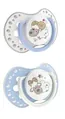 Пустушка силіконова Lovi Night & Day динамічна, 22/810boy, 3-6 місяців, 2 шт