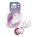 Пустушка силіконова Lovi Night & Day динамічна, 22/810girl, 3-6 місяців, 2 шт