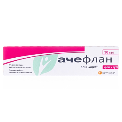 Ачефлан крем по 30 г в тубах