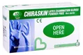 Рукавички оглядові Chiraskin нітрилові без пудри нестерильні, розмір S, пара