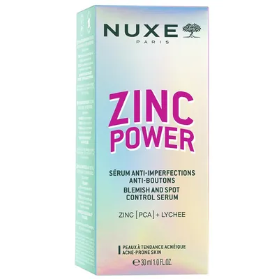 Сироватка для обличчя Nuxe Zinc Power проти недоліків, 30 мл