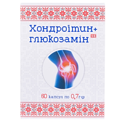 Хондроитин + глюкозамин Фармаком капсулы по 0.7 г №60