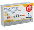 Шприц інсуліновий 1 мл Insumed 30G (0,30 x 8.0 мм), 30 штук