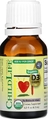 Вітамін Д3 ChildLife Organic Vitamin D3 Drops зі смаком ягід краплі, 6,25 мл