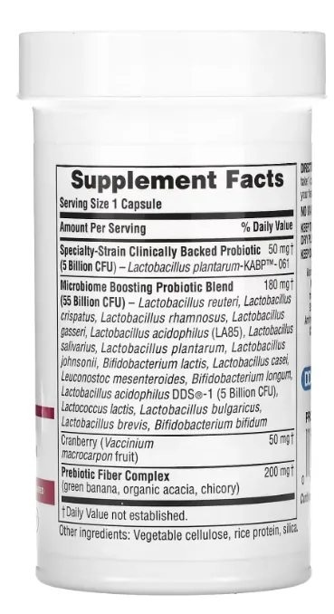 Пробіотик для жінок Nature's Plus Gi Natural Probiotic Women, 30 капсул