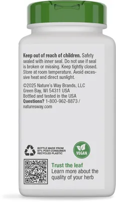 Дикий ямс Nature's Way Wild Yam, 180 капсул