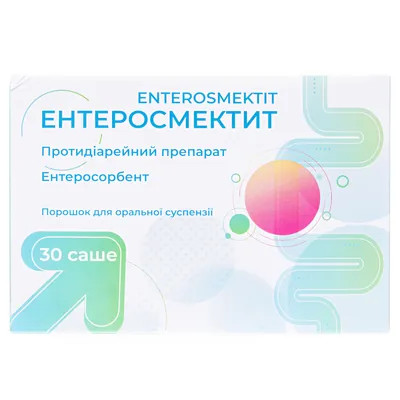 Ентеросмектит порошок д/ор. сусп. 3 г по 3.76 г №30 у саше