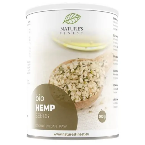 Біо насіння коноплі Nature’s finest порошок, 200 г