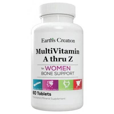 Витамины для женщин Earth's Creation Multivitamin (A Thru Z) For Women таблетки №60
