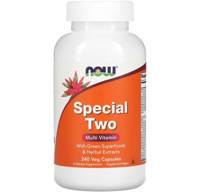 Мультивитамины NOW Special Two, 240 капсул