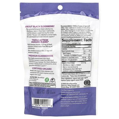 Чорна бузина та цинк Nature's Way Sambucus Zinc льодяники №24