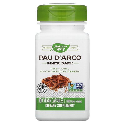 Муравьиного дерева кора Nature's Way Pau d'Arco, 100 капсул