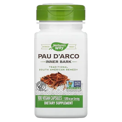 Мурашиного дерева кора Nature's Way Pau d'Arco, 100 капсул