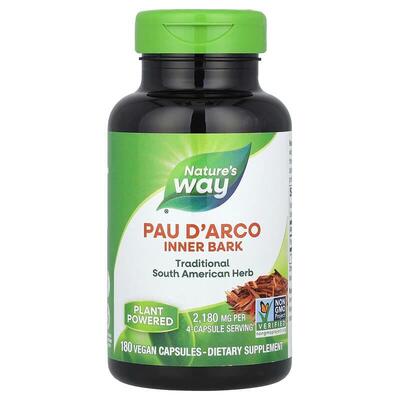 Муравьиного дерева кора Nature's Way Pau d'Arco, 180 капсул