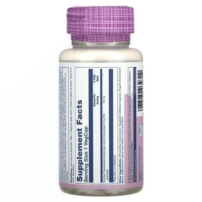Экстракт коры йохимбе Solaray Yohimbe Bark Extract 135 мг, 60 капсул