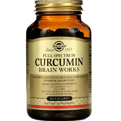 Куркумін Solgar Curcumin капсули №90