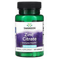 Цинк цитрат Swanson Zinc Citrate капсулы по 30 мг №60