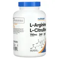 L-аргінін і L-цитрулін Nutricost L-Arginine L-Citrulline, 240 капсул