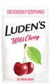 Luden's льодяники з пектином, заспокійливі для горла та порожнини рота, зі смаком дикої вишні №30