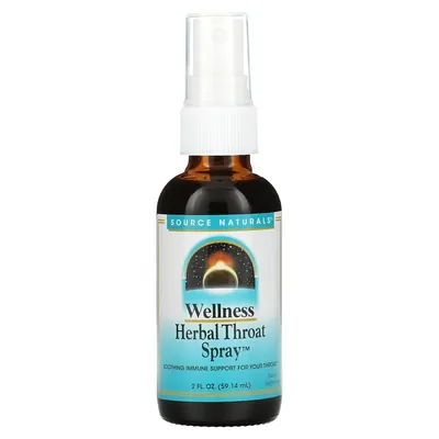 Спрей для горла заспокійливий Source Naturals Wellness Herbal Throat Spray, 59,14 мл