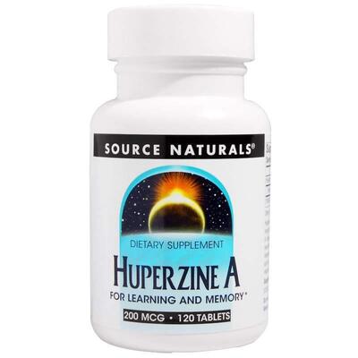 Гуперзин А Source Naturals Huperzine A 200 мкг, 120 таблеток